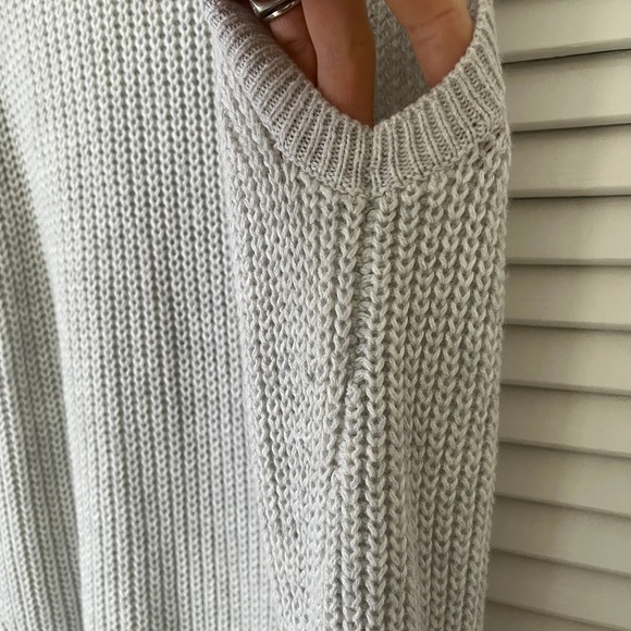 Intermix Cashmere Sleeveless Knit Sweater Dress in Grey Sz S - Picture 8 of 11